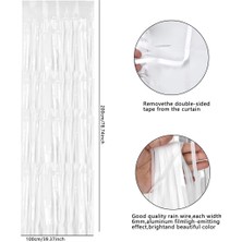 Tp Bfs  Soft Beyaz Renk Duvar ve Kapı Perdesi Ithal 100X200 cm