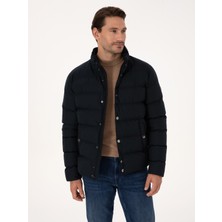 Cacharel Erkek Lacivert Geniş Kapütone Kapüşonlu Mont 50319254-VR033