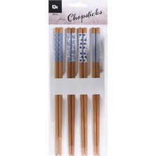 Koopman 8 Parça Bambu Chopstick (CY4653640) 4 Adet