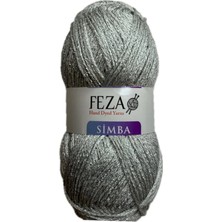 Feza Group Feza Simba Simli Bambu El Örgü Ipliği – 100 gr – 230 M (%85 Bambu %15 Sim )