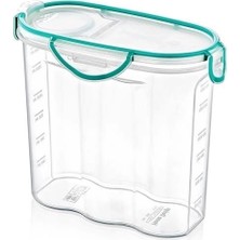 Tp Kilitli Kapaklı Contalı Hava,su Sıvı Geçirmez 1,7 Litre Erzak Saklama KABI-SA585