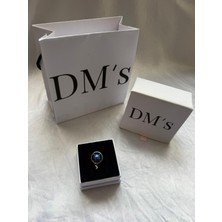 DMs Silver Gezegen Dünya ve Ay Gümüş Charm'ı