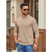 Youknitwear You Diaz %100 Pamuk Yarım Balıkçı Yaka Erkek Triko Kazak