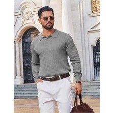 Youknitwear You Metropol %100 Pamuk Polo Yaka Erkek Triko Kazak