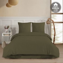 Cote Blanc Plain %100 Pamuk Flanel Battal Boy Lastikli Çarşaflı Nevresim Takımı