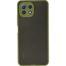 Evolvera Xiaomi Mi 11 Lite Kılıf Montreal Silikon Kapak - Açık Yeşil