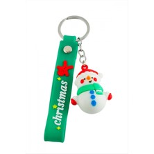 Marsilyan Kardan Adam Yılbaşı Silikon Anahtarlık