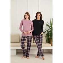 Nightlove Kadın Uzun Kollu Pijama Takımı