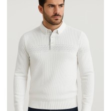 Ette Polo Yakalı Keten Kazak