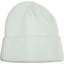 JTAW25BRE1655 Kalın Örme Beyaz Janti Bere