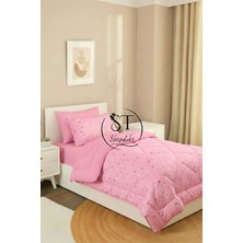 Shopyteks Tek Kişilik Welsoft Puffi Uyku Seti 155X215 | Lastikli Çarşaflı | 2 Adet Yastık Kılıflı | Pamuklu % Yumuşak