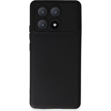 Evolvera Xiaomi Poco X6 Pro Kılıf Nano Içi Kadife Silikon - Siyah