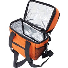 Leva House Lüks Katlı Cepli Termos Çanta 16L Turuncu (4 Adet)