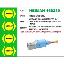 Universal Fren Musuru Megane Iı-Clıo Iıı-Master Iıı-Laguna Iı-Iıı-Duster (10-18) 2 Fıslı - Mavı