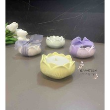 Bi Hatıra El Yapımı Dekoratif Lotus Mum Renk Belirtiniz 1 Adet Fiyatıdır!