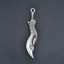 Alooya Lol Savaş Kılıcı Gümüş Kaplama Kolye Ucu