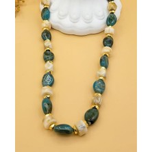 Nevoka Karışık Geometrik Şekilli Renkli Akrilik Kolye-2