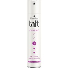 Taft Saç Spreyi 250 ml No 3 Classic Extra Güçlü (5 Adet)