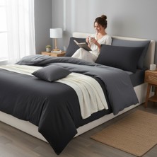 Comfort Craft Siyah-Füme Çift Kişilik Paint Nevresim Takımı Mix