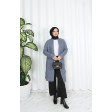 Nisum Moda Örgü Kalın Triko Hırka