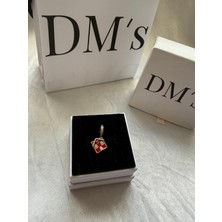 DMs Silver Kırmızı Ev Gümüş Charm'ı