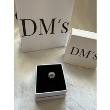 DMs Silver Avengers Iron Man Arc Reactor Gümüş Charm'ı