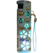 Hunter Turbo Jet Alevli Işıklı Metal Çakmak – Doldurulabilir LED Işıklı Tasarım (32-4b1)