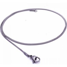 Hg.Aksesuar Erkek Ince Çelik Kolye 1mm