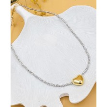 Nevoka Kalp Detaylı Dorika Kolye