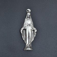 Alooya Meryem Ana Gümüş Kaplama Kolye Ucu