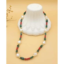 Nevoka El Yapımı Jade Mercan Kolye