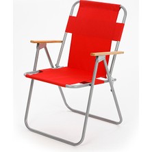 Ahşap Kollu Piknik/plaj Sandalyesi (2 Adet)