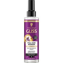 Gliss Glıss Sıvı Sac Kremı 200 ml Full Hair Wonder (2 Adet)