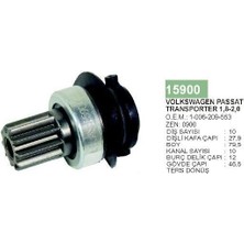 Universal Marş Dişlisi 10 Diş Vw.passat / Transporter 1.8 Dıesel  Bosch Tip T.dön Ds=10 Dkç=27,9 Boy=79,5 Ks=10 Bdç=12 Gç=46,5