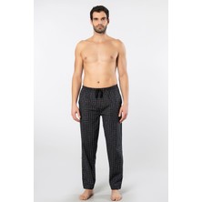 Cacharel Erkek Dokuma Pijama Tek Alt 2240/SIYAH 2
