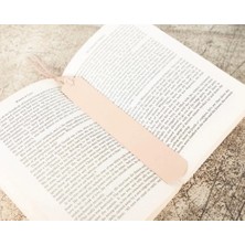 Buğz Deri Kitap Ayracı, Pudra