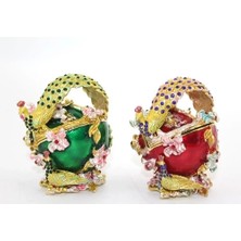 Buğz Swarovski Taşlı Tavuskuşu Kutu