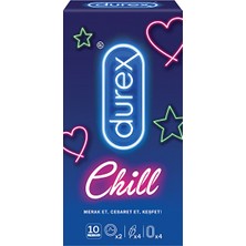 Durex Prezervatif Chill 10'lu (2 Adet Klasik, 4 Adet Yok Ötesi Ekstra His, 4 Adet Yakın Hisset) (2 Adet)