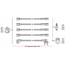 Universal Buji+Bobin Kablosu Renault R19 Europa (Karb) 1.4-1.6 1994-00 R19 1.2-1.4 1988-