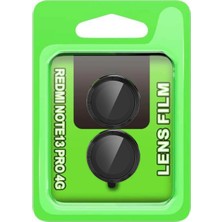 Fantastik Store Xiaomi Redmi Note 13 Pro 4g Raze Metal Kamera Lens - SIYAH-(5796)