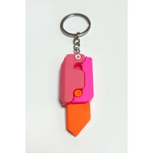 Marsilyan Bıçak Silikon Anahtarlık