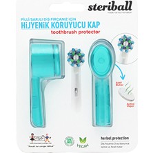 Steriball Şarjlı Diş Fırçası Koruma Kabı 2'li Turkuaz (4 Adet)