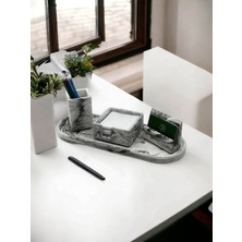 Trust Stone Mermer Desen Beton Ofis Seti