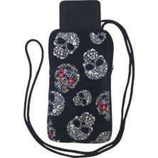 Wallery Bags Desenli Askılı Telefon Çantası – Cüzdan & Boyun Çantası
