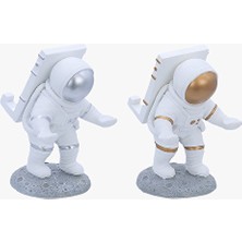 Arow Seramik Astronot Telefon Tutacaklı (2 Adet)