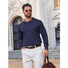 Youknitwear You Metropol %100 Pamuk Polo Yaka Erkek Triko Kazak