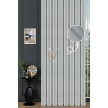 Yunilla 4558 Tül Perde V-01 Ekru