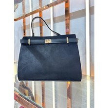 Larolina Süet Kadın Kol El ve Omuz Çantası