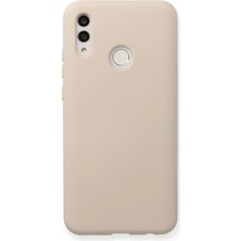 İlk El Grup Huawei P Smart 2019 Kılıf Nano Içi Kadife Silikon - Pudra