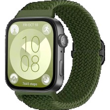 Fantastik Store Huawei Fit 4 Star Kordon - Koyu YEŞIL-(5796)